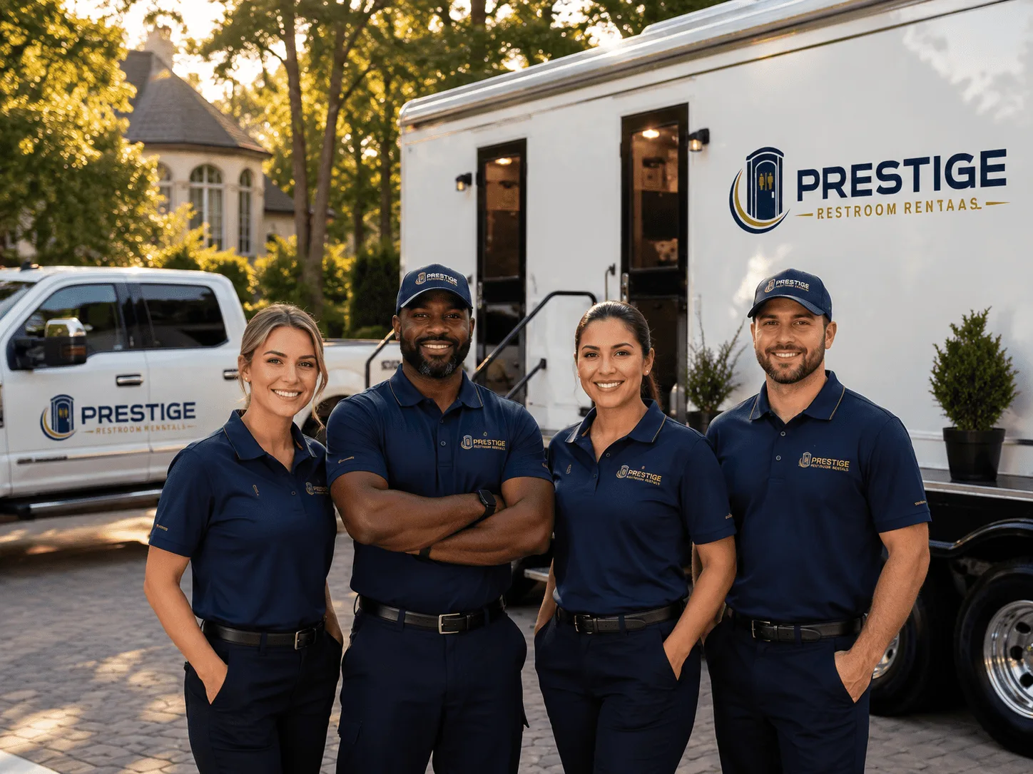 Trusted Luxury Portable Restrooms company in Romulus, MI